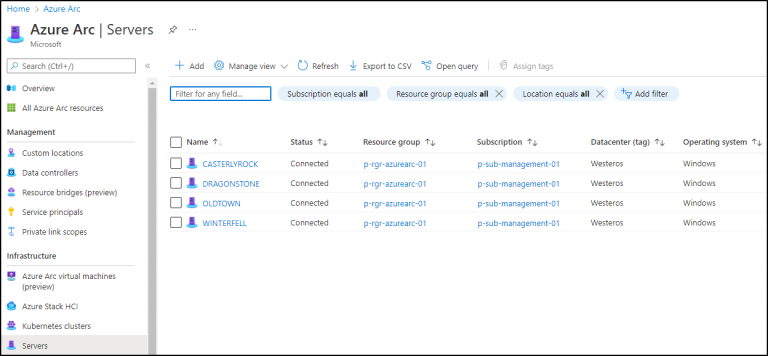 RDP for on-prem VMs in the Azure Portal with Azure Arc